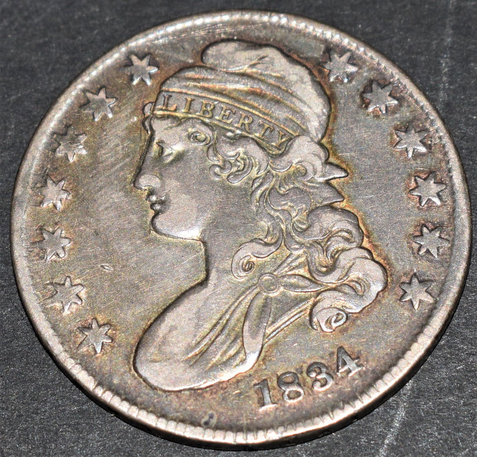 1834 Silver Bust Half Dollar (1 of 2)
