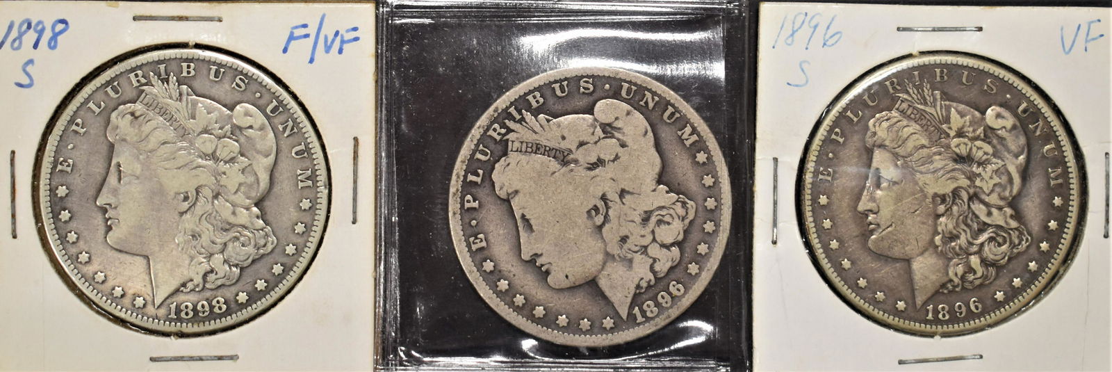 3 Morgan Silver Dollars (1 of 2)