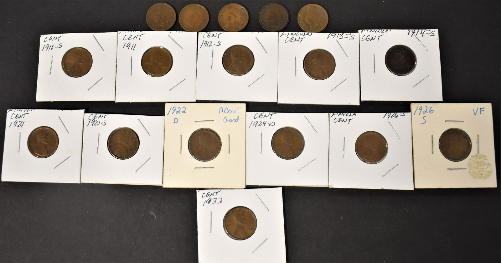 Misc. Indian & Lincoln Cents (1 of 2)