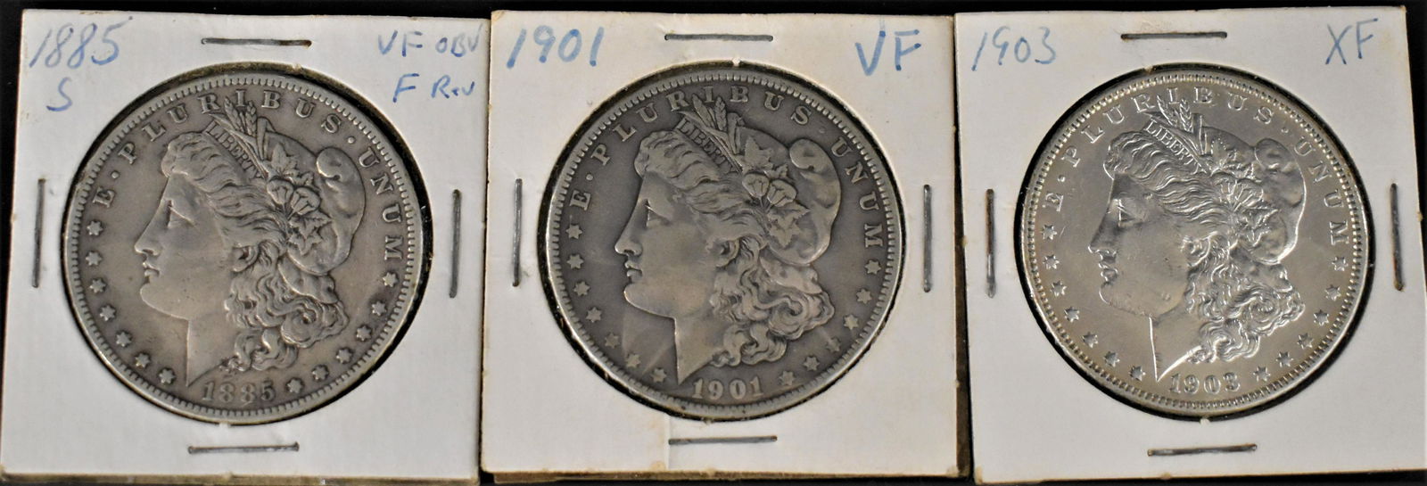 3 Morgan Silver Dollars (1 of 2)