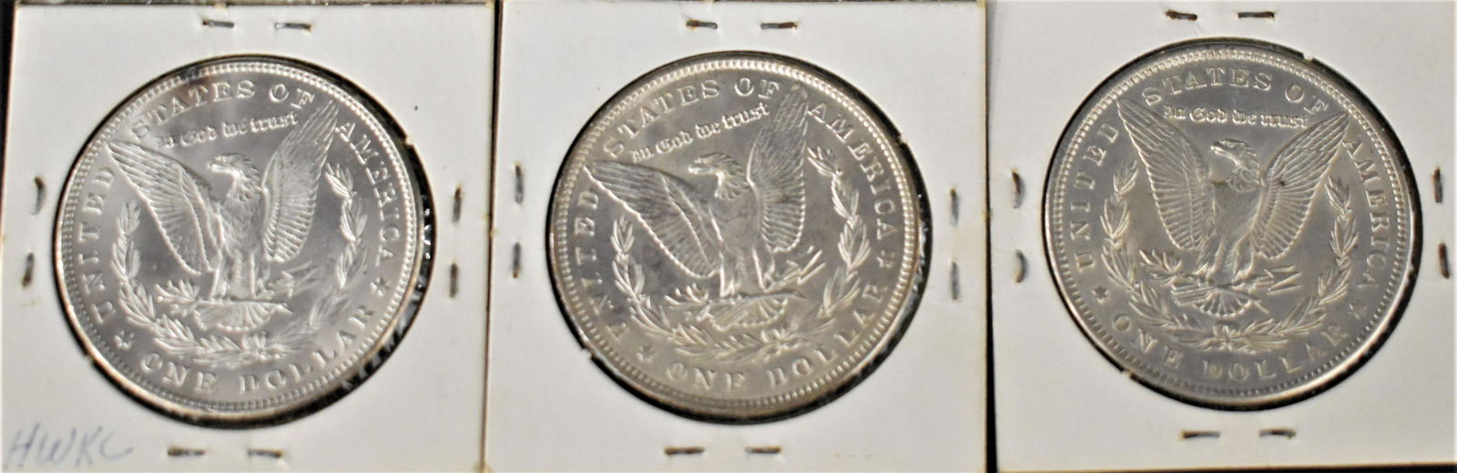3 Morgan Silver Dollars (1 of 2)