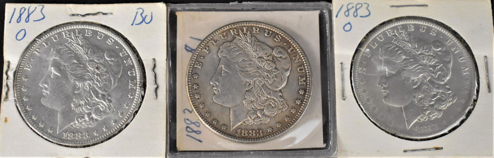 3 Morgan Silver Dollars (1 of 2)
