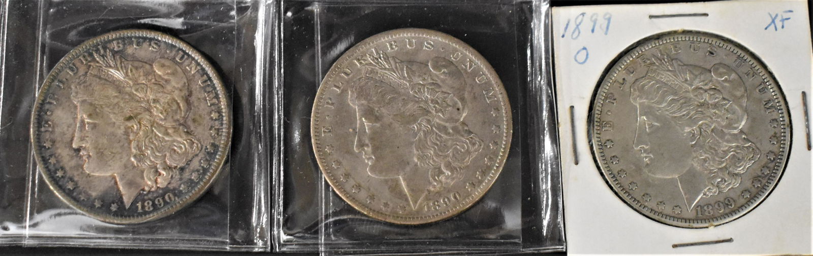 3 Morgan Silver Dollars (1 of 2)