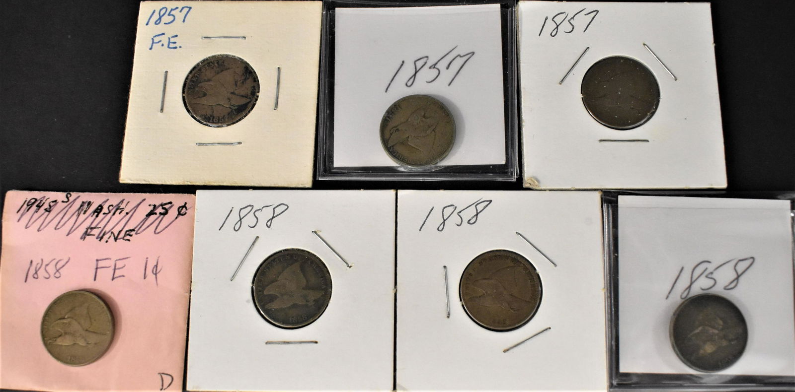 7 Flying Eagle Cents (1 of 2)