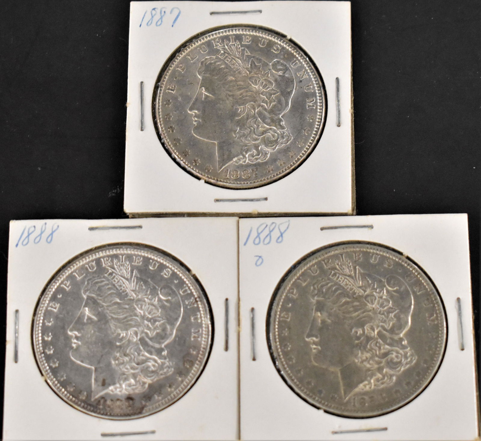 3 Morgan Silver Dollars (1 of 2)