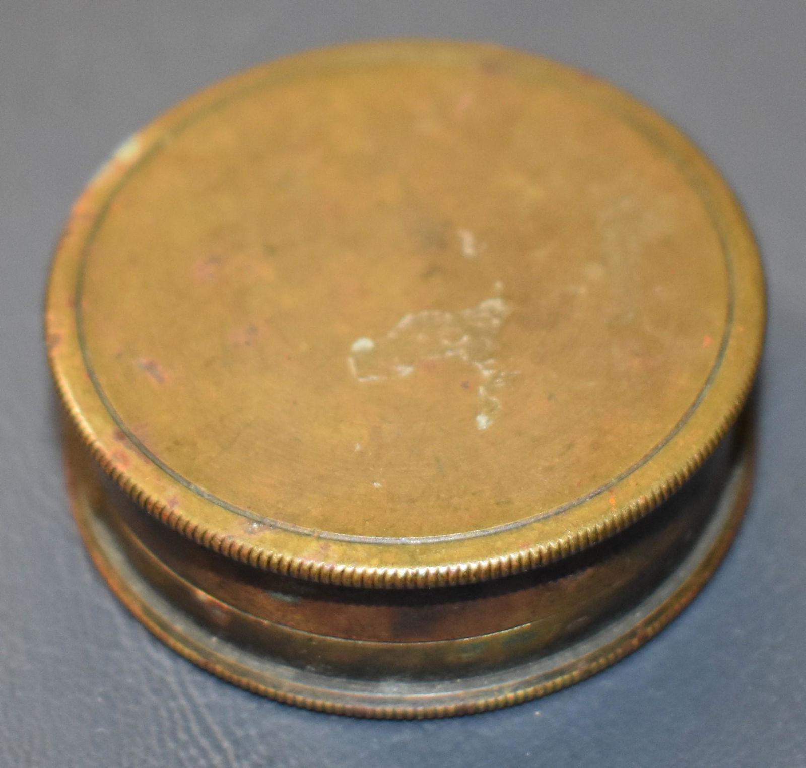 Vintage Brass Cased Compass (1 of 2)