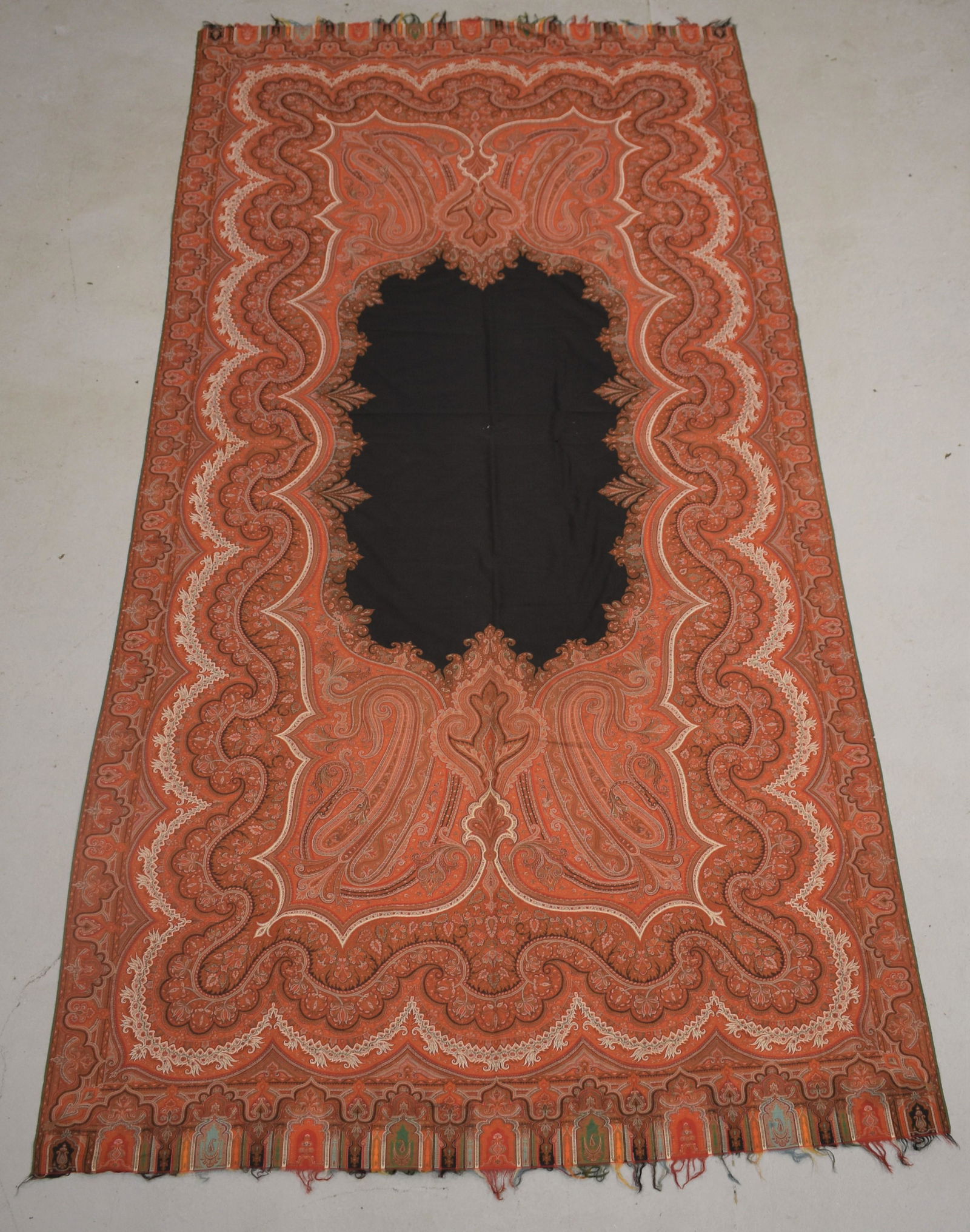 Large Victorian Paisley Shawl (1 of 6)