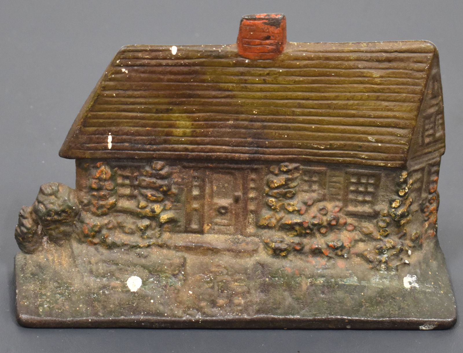 Vintage Cottage Painted Cast Iron Doorstop (1 of 3)