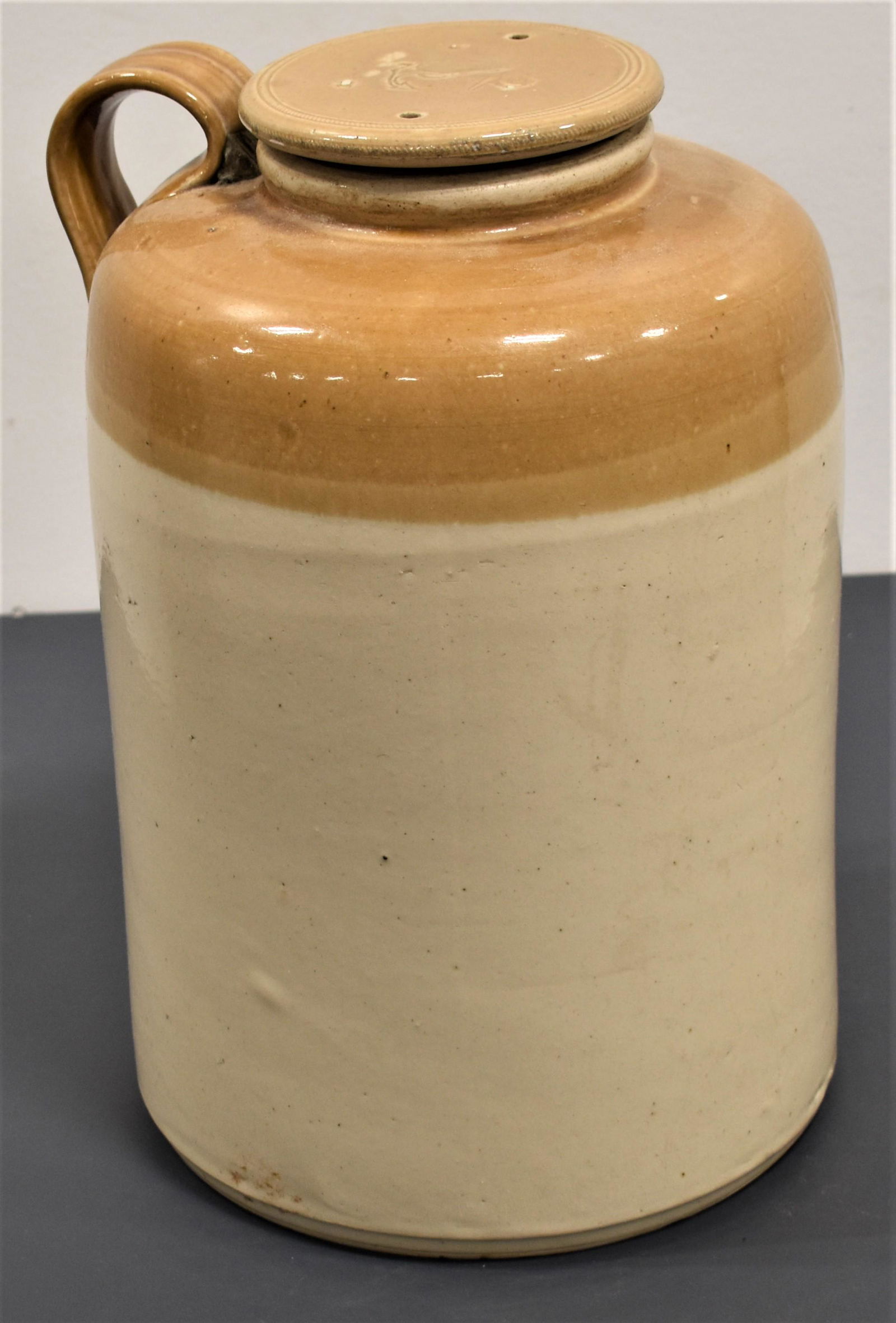 English Stoneware Storage Jar (1 of 4)