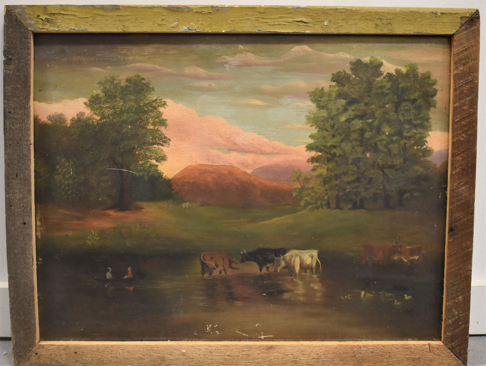 Bucolic Landscape Oil Painting (1 of 2)
