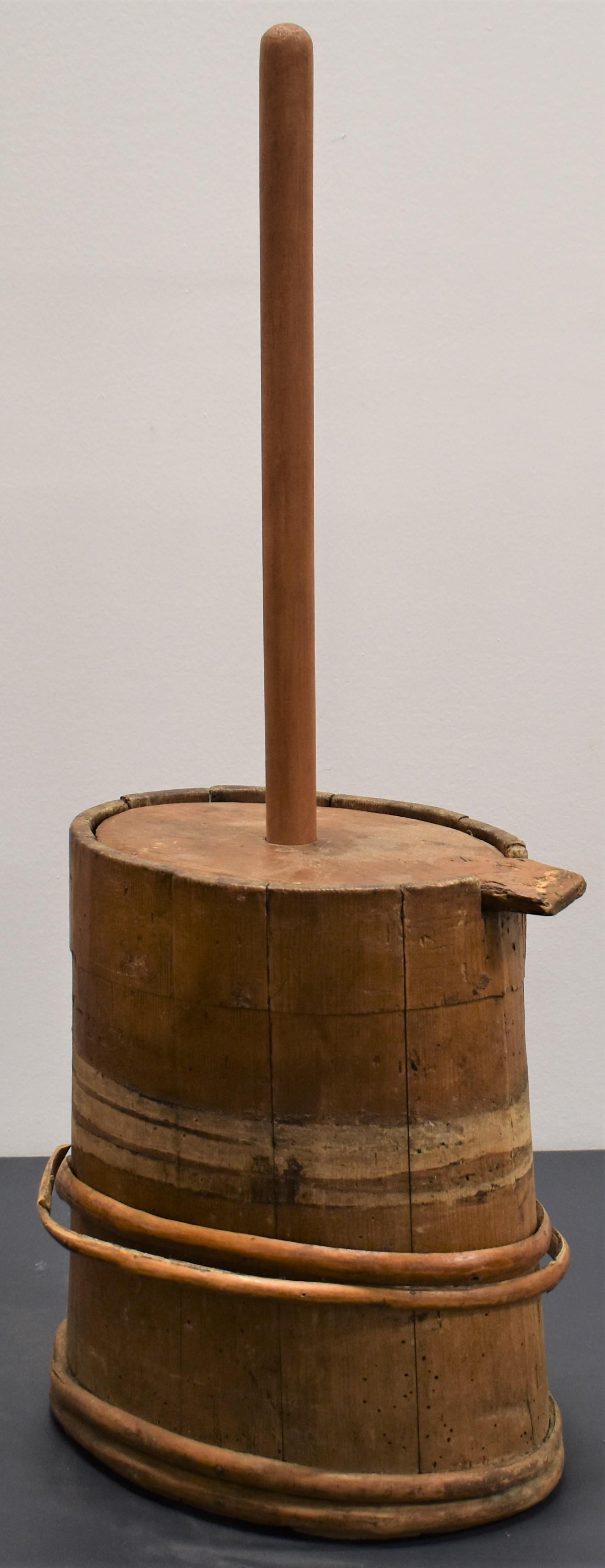 Early Continental Wooden Butter Churn (1 of 2)