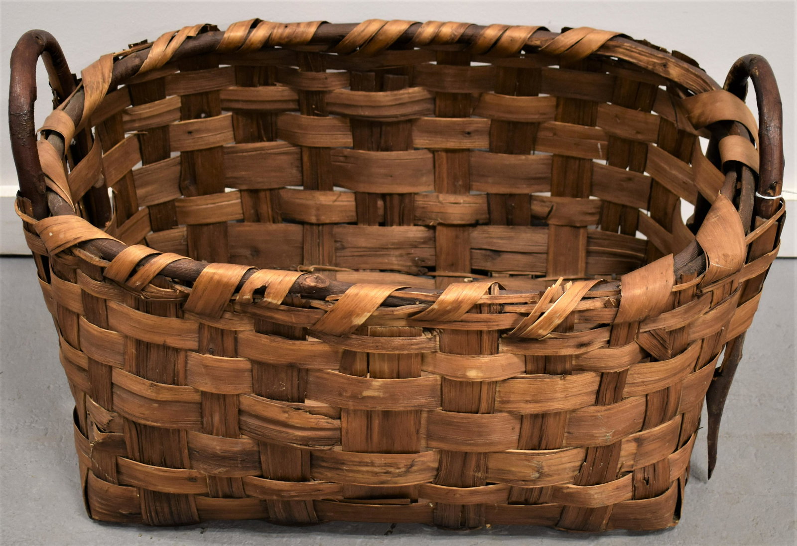 Large Woven Split Gathering Basket (1 of 3)