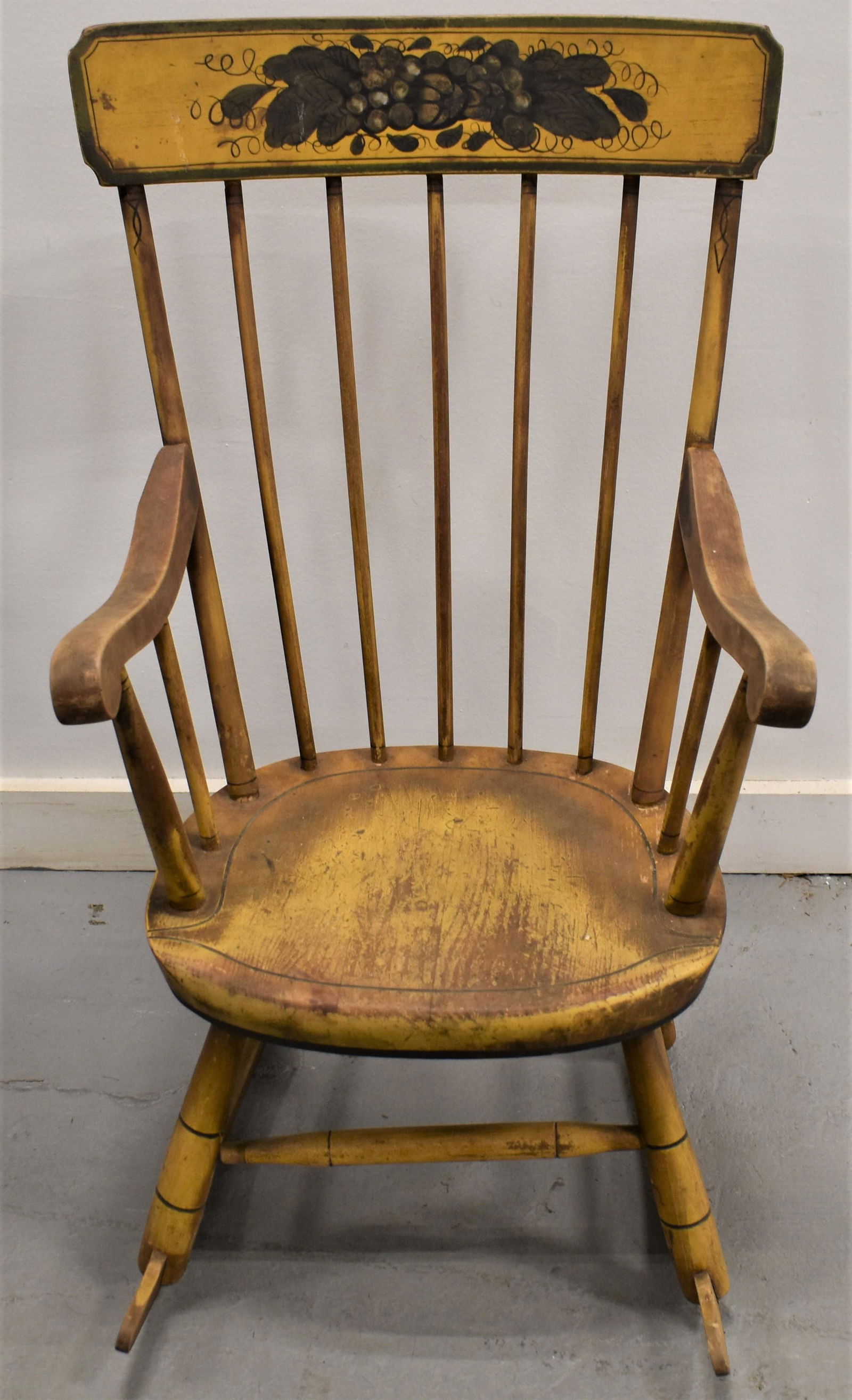 19th Century Child's Painted Rocker (1 of 3)