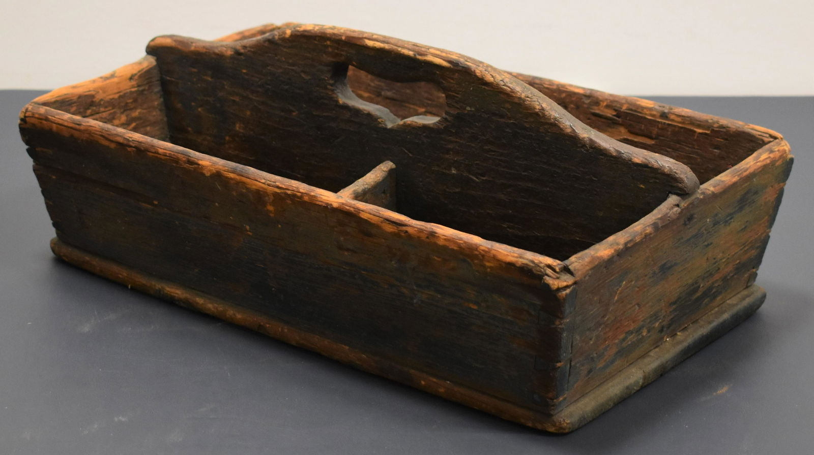Early Wooden Handled Tray (1 of 2)