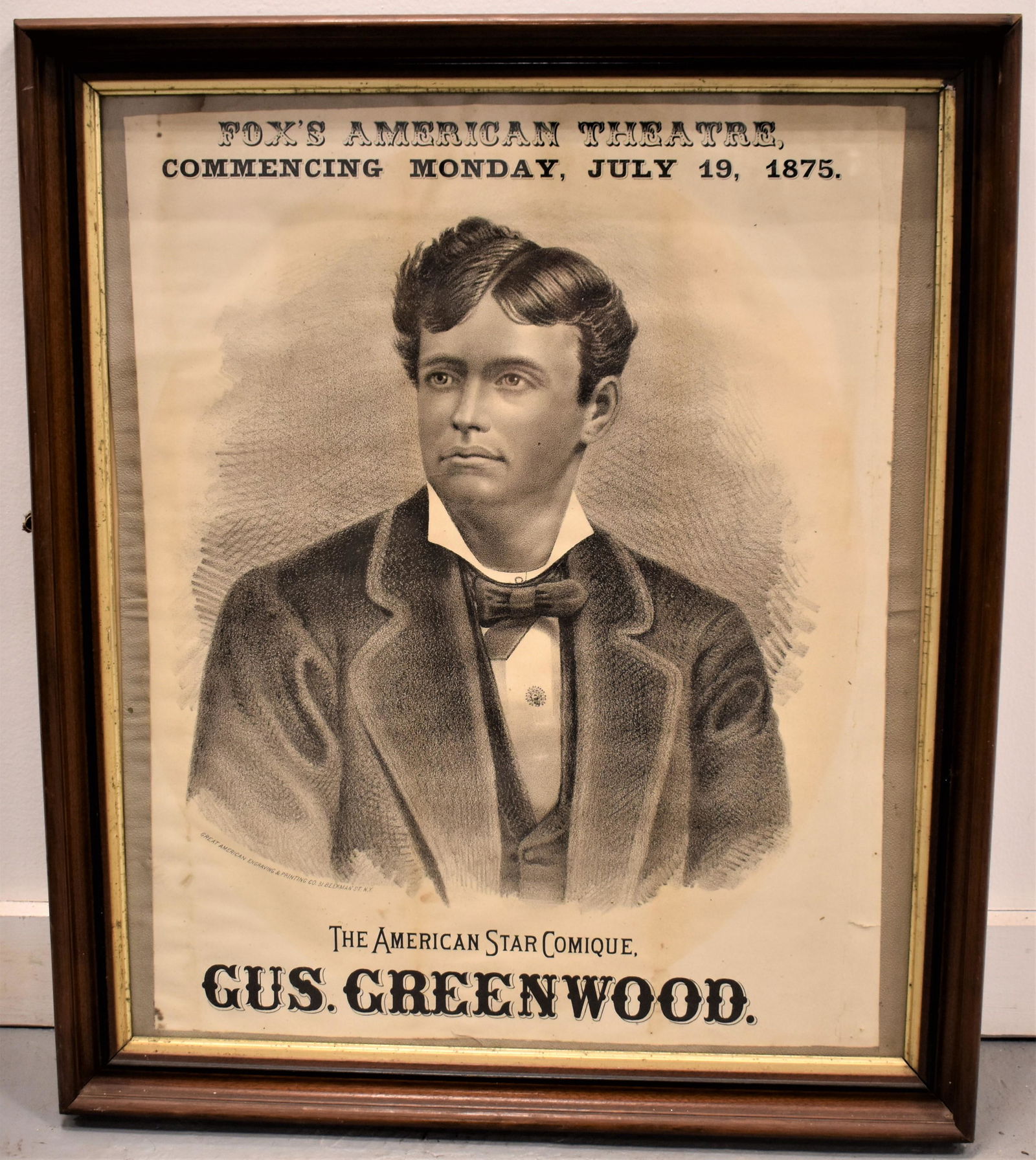 Fox's American Theatre Poster (1 of 1)