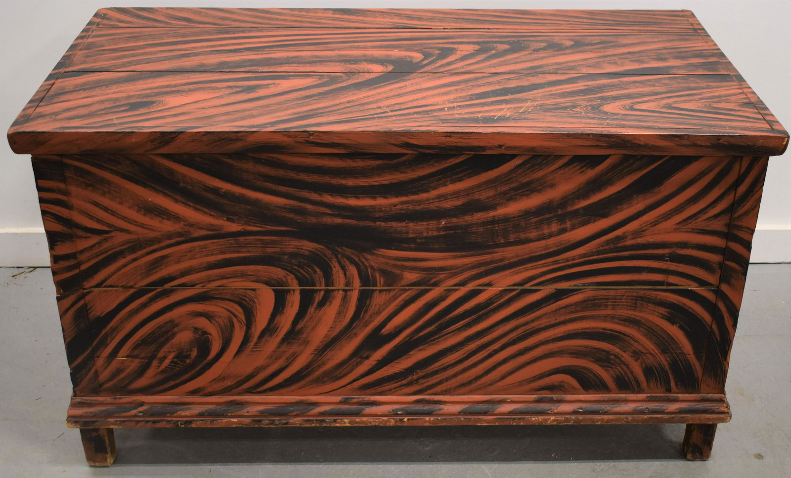 N.E. Grain Painted Blanket Box (1 of 5)