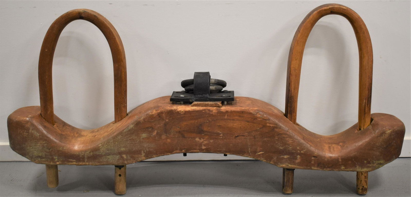 Large Wooden Ox Yoke (1 of 2)