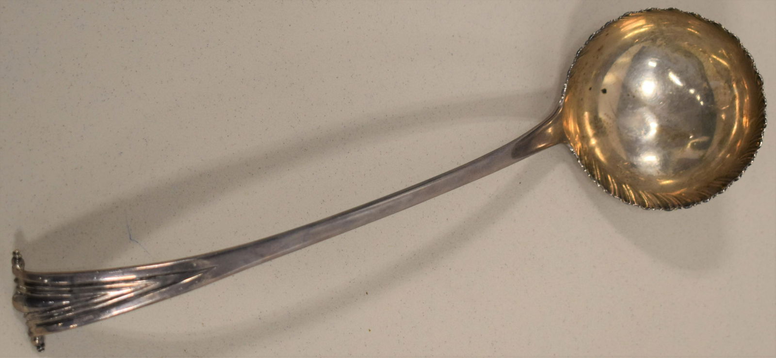 ENGLISH STERLING SILVER SOUP LADLE (1 of 2)