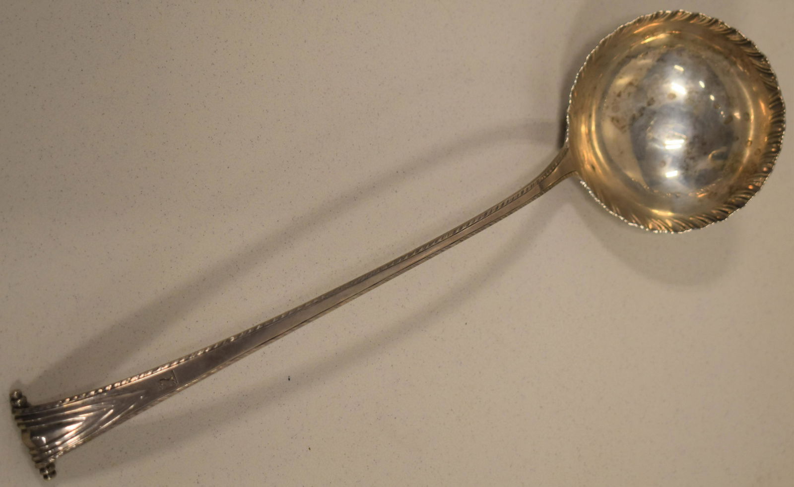 ENGLISH STERLING SILVER SOUP LADLE (1 of 2)