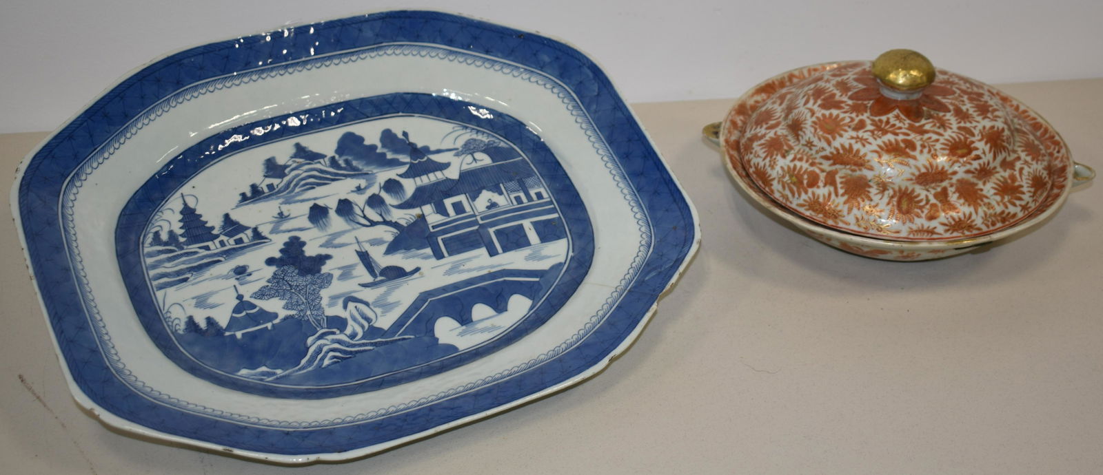 2PC'S CHINESE EXPORT CHINA (1 of 2)