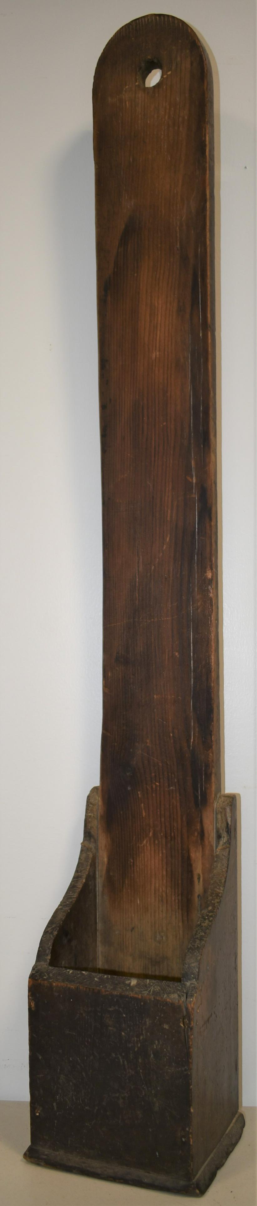 19TH CENT PINE WALL MOUNTED SCRUB BOX (1 of 3)