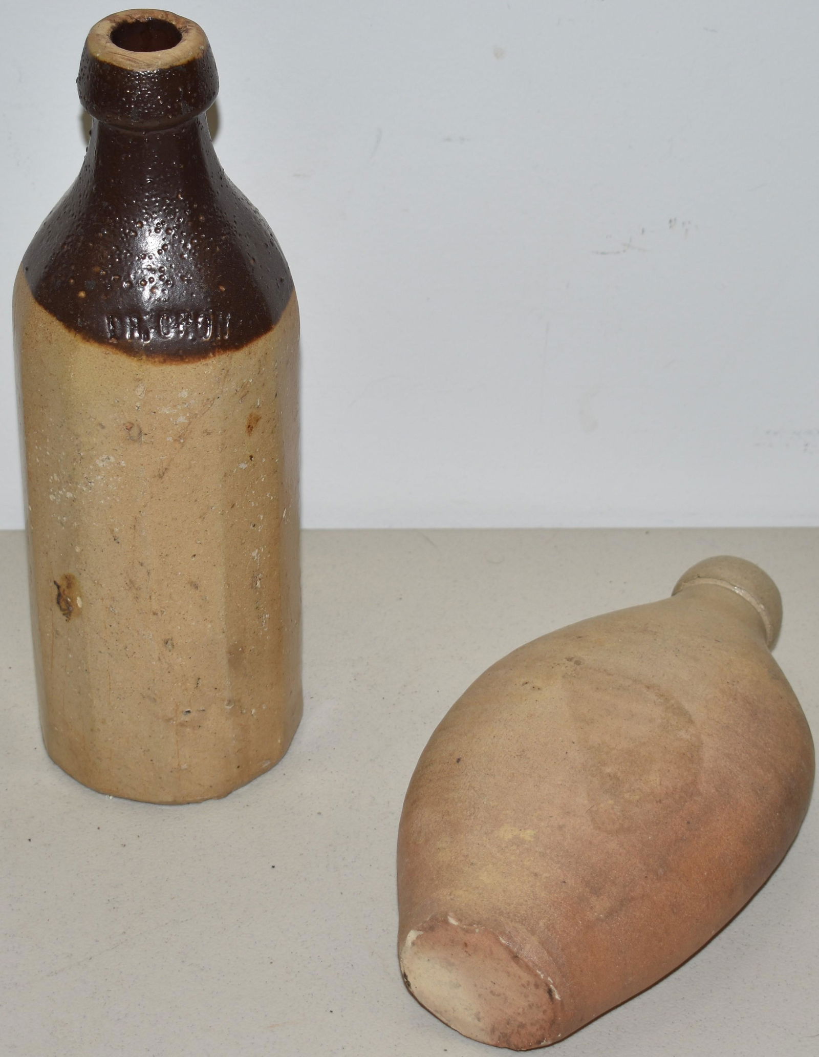 2 19TH CENT STONEWARE VESSELS (1 of 2)