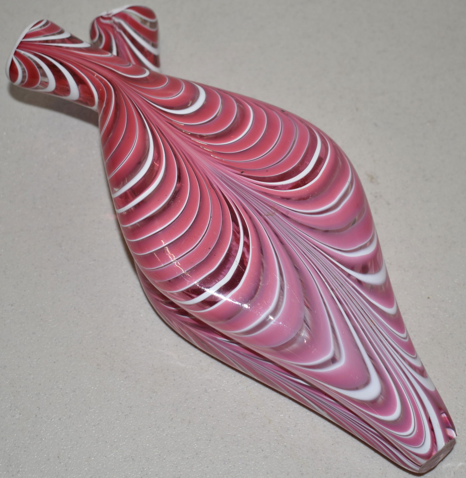 10" DOUBLE BLOWN NAILSEA FLASK (1 of 2)