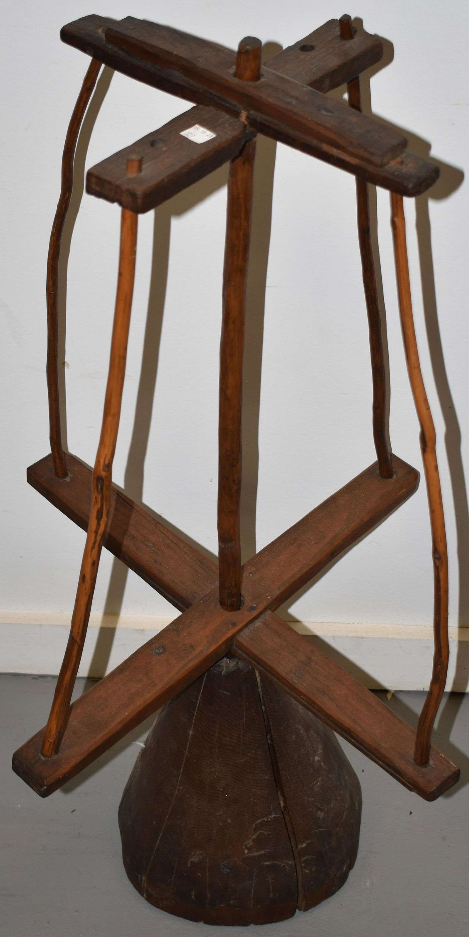 EARLY WOODEN YARN WINDER (1 of 2)