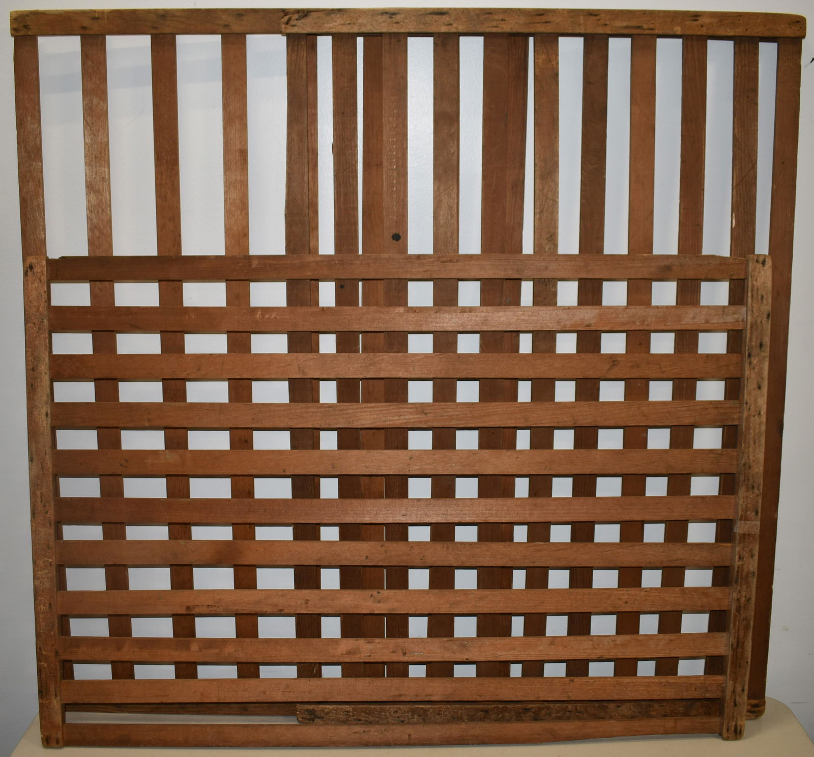 3 PRIMATIVE WOODEN DRYING RACKS (1 of 2)