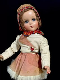 All Original Vintage 1950’s Arranbee R&B Composition 17" Nancy Lee Skater Doll