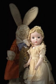 Vintage 1950’s Madame Alexander 14" Doll “Alice In Wonderland" Maggie Face