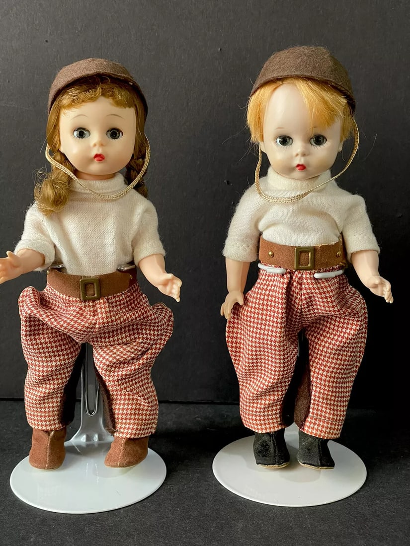 Original Vintage 1956 Madame Alexander 8" Kin Dolls Wendy & Bill “Rider" BKW (1 of 5)
