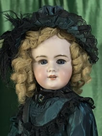 Antique Large 29" Department Jumeau Bisque Head Doll Working Voicebox