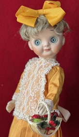 Artist Vintage Reproduction of Rare Gebruder Heubach Einco Googly Eyes 14” Doll