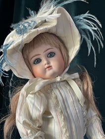 Artist Reproduction of Antique French 14” Doll Porcelain Head Seeley Body