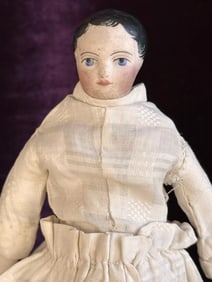 Antique 9" French (?) Gaultier (?) Rohmer (?) Parian Bisque Head Doll