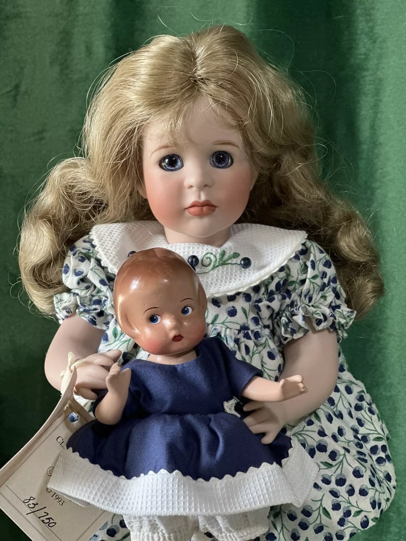 Wendy Lawton “Patricia And Her Patsy” 13” Porcelain Doll Box/Tag/COA (1 of 5)