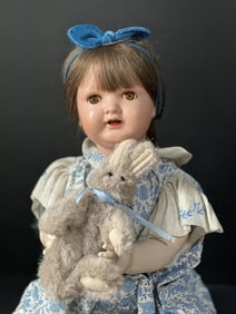 Antique German KWG (Keramische Werke Gräfenhain) 21" Doll Mold 133/2