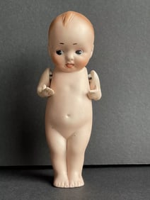 Antique German 6" Baby Bud Style All Bisque Googly Doll