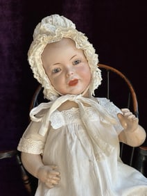 Antique French 13" SFBJ 226 Bisque Head Character Baby Doll Restored