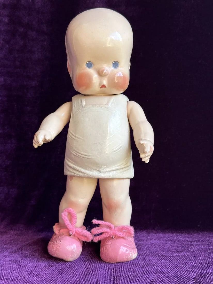 Antique 10" Heebee Sheebee Original Horsman Twelvetrees Composition Doll (1 of 5)