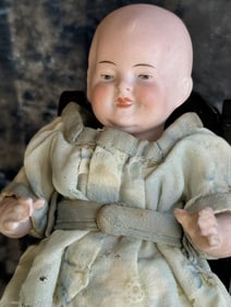 Unidentified All Bisque Antique German Marked 172 Kammer Reinhardt (?) Baby Doll
