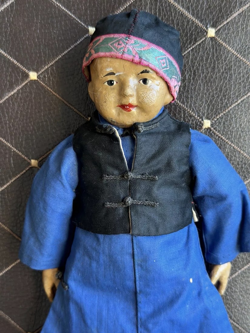 Antique Chinese Martha Chase Style FIve Finger Ching Child Missions Doll (1 of 4)