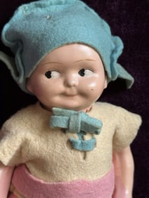 Antique Averill 10" Composition Cloth Dutch Boy Doll