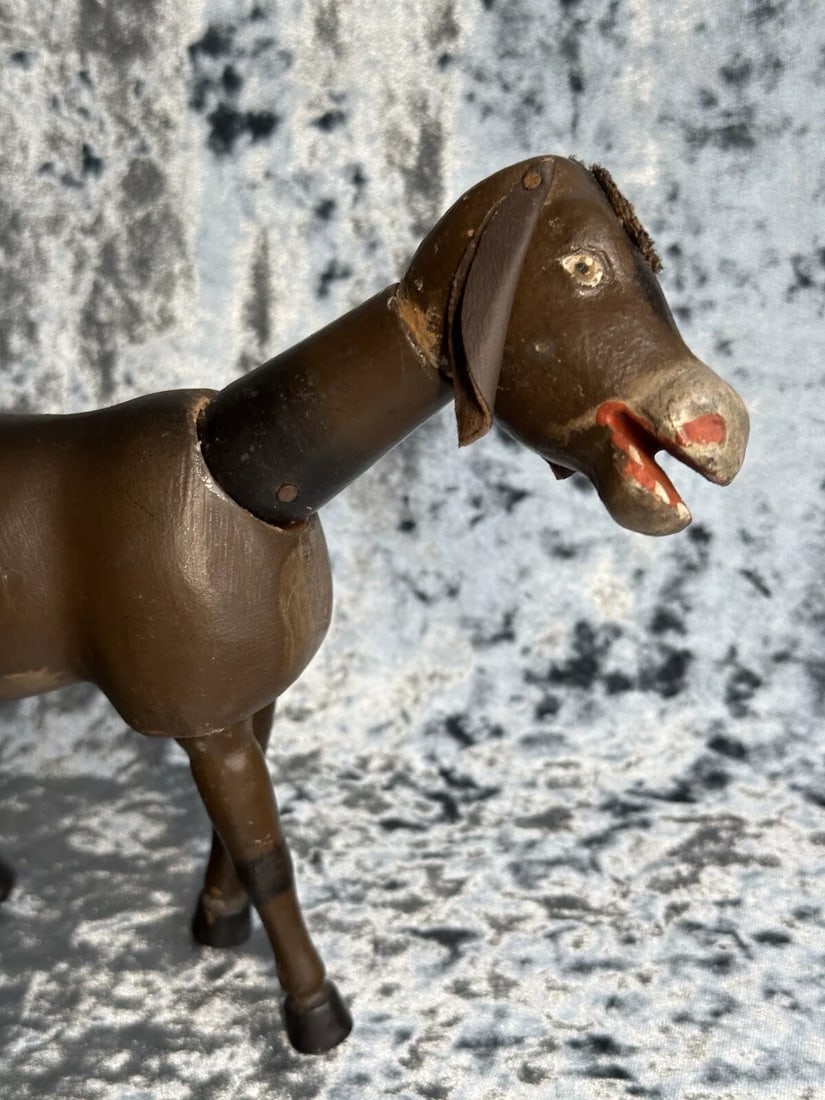 Vintage Schoenhut Wooden Donkey Humpty Dumpty Circus Toy (1 of 6)