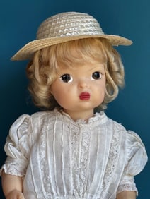 Vintage Early 16" Hard Plastic Blonde Terri Lee Doll