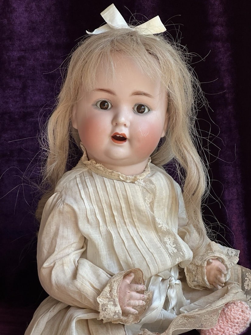 Large 27” Antique German Simon & Halbig Kammer & Reinhardt 126 Bisque Baby Doll (1 of 6)
