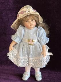 Collectible 7.5" Vinyl Riley’s World Doll by Helen Kish