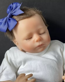 Reborn Lifelike “Breathing” Baby Girl 16” Doll by Andrea Arcello