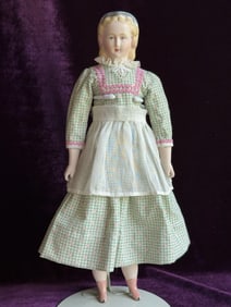 Vintage 14" Porcelain Parian China Doll by Janet Pace Emma Clear Mold